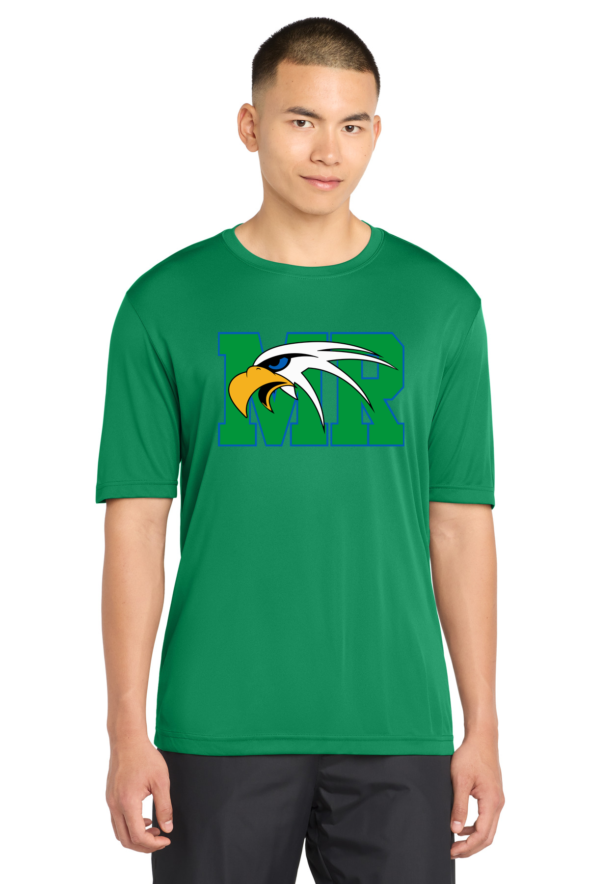 Maple River High School hockey_boys - Kelly Green Sport-Tek PosiCharge Competitor Tee. ST350