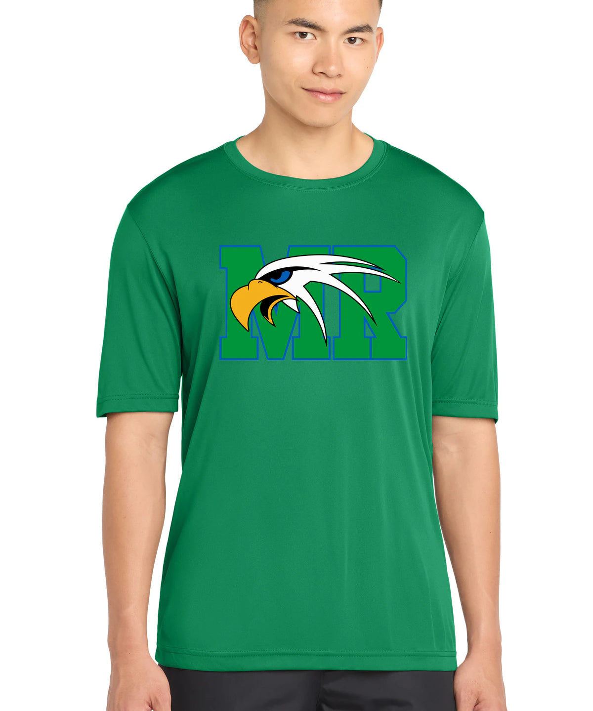 Maple River High School hockey_boys - Kelly Green Sport-Tek PosiCharge Competitor Tee. ST350
