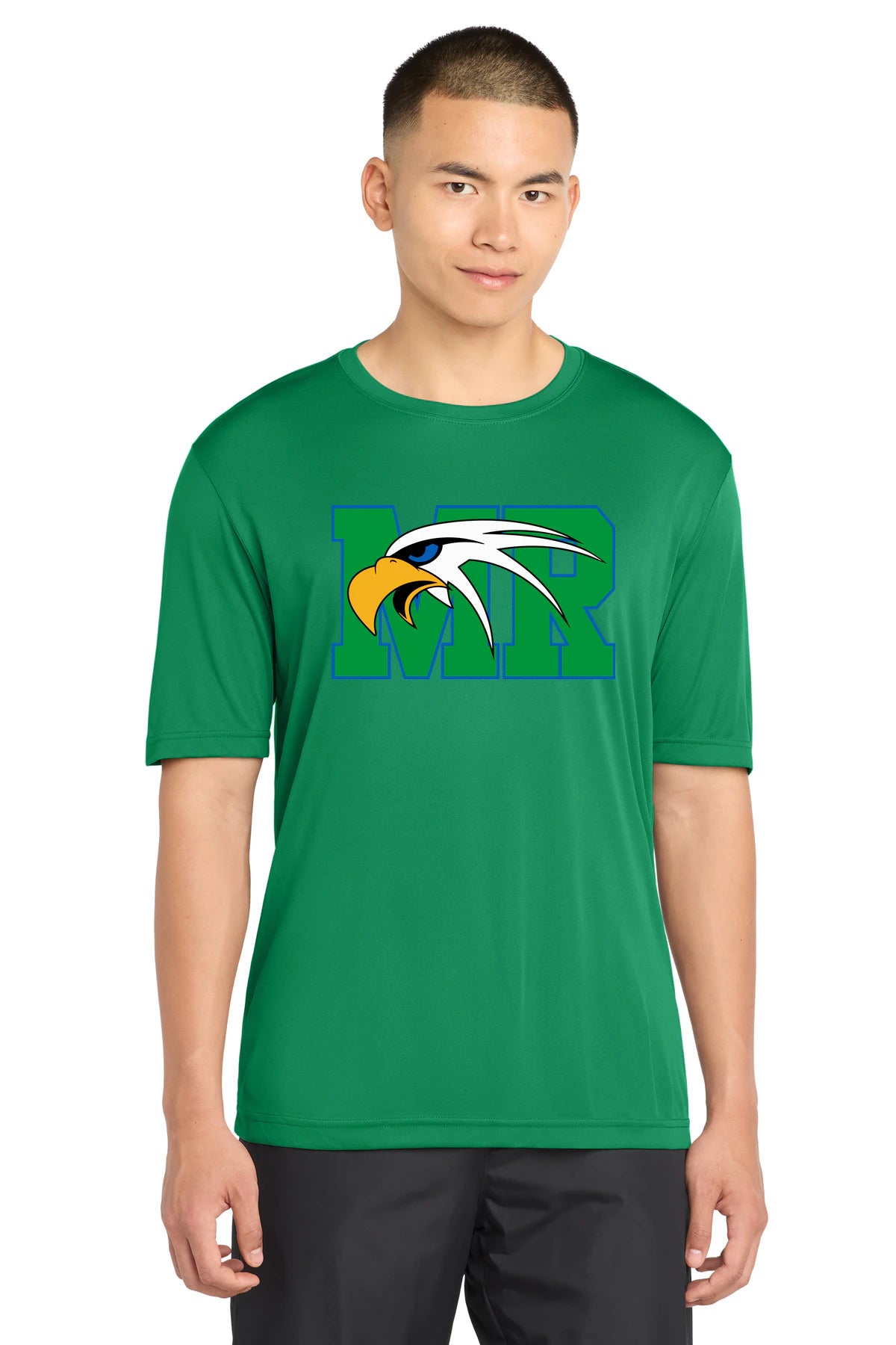 Maple River High School hockey_boys - Kelly Green Sport-Tek PosiCharge Competitor Tee. ST350
