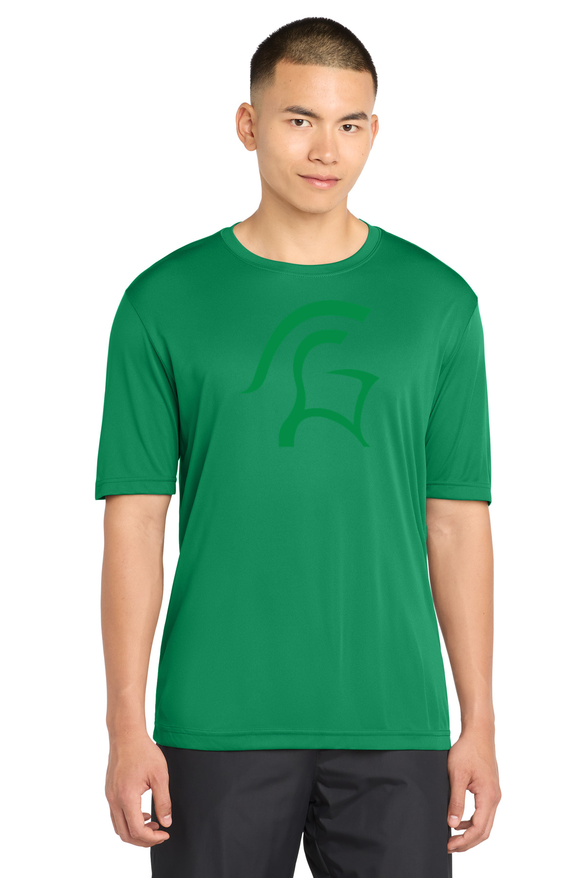 La Crescent-Hokah Football - Kelly Green Sport-Tek PosiCharge Competitor Tee. ST350