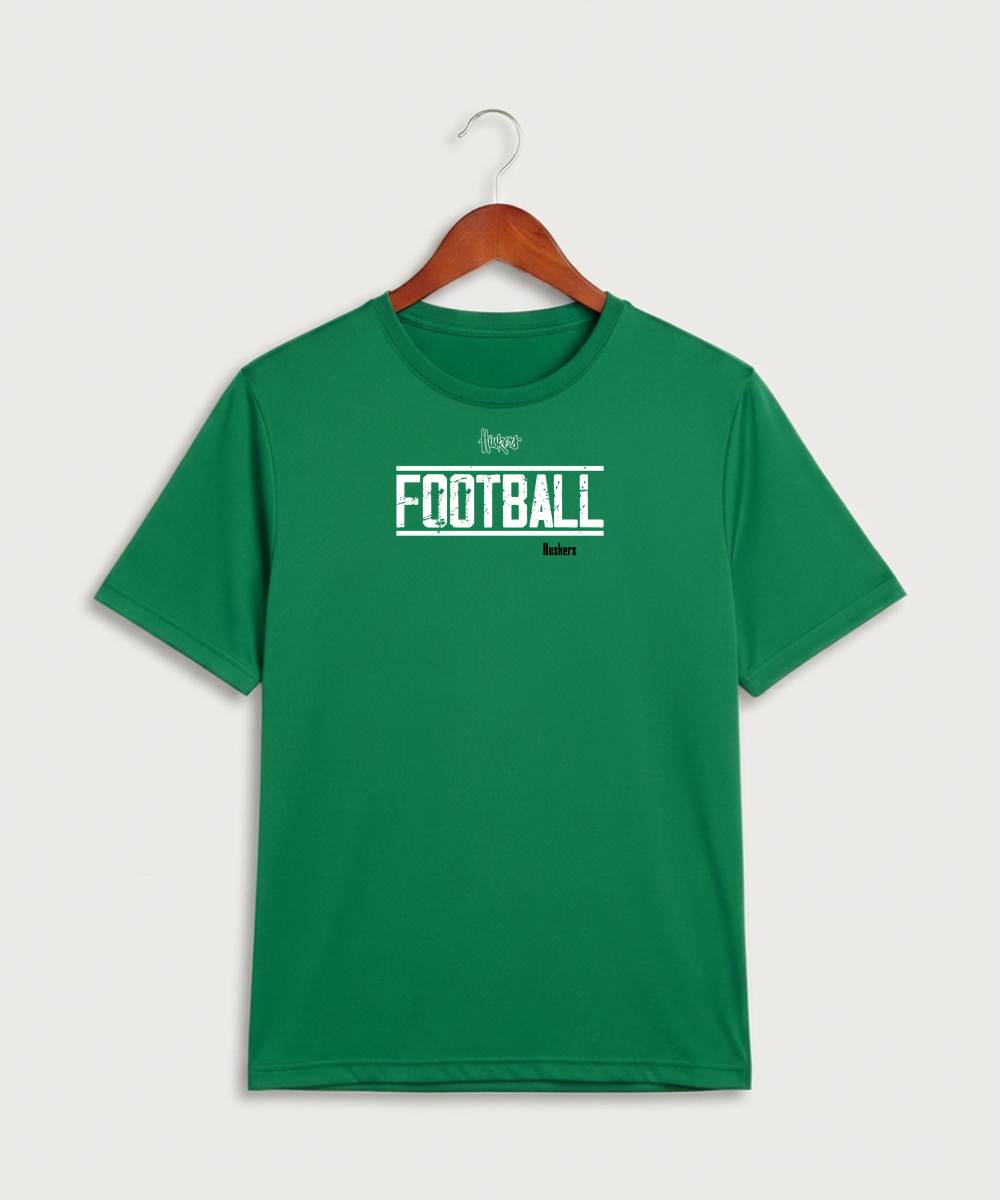 Holdingford High School Football (Boys) - Kelly Green Sport-Tek PosiCharge Competitor Tee. ST350