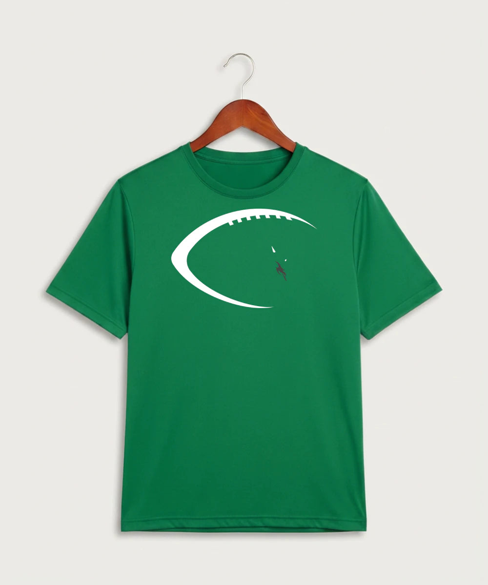 Pine City High School Football (Boys) - Kelly Green Sport-Tek PosiCharge Competitor Tee. ST350