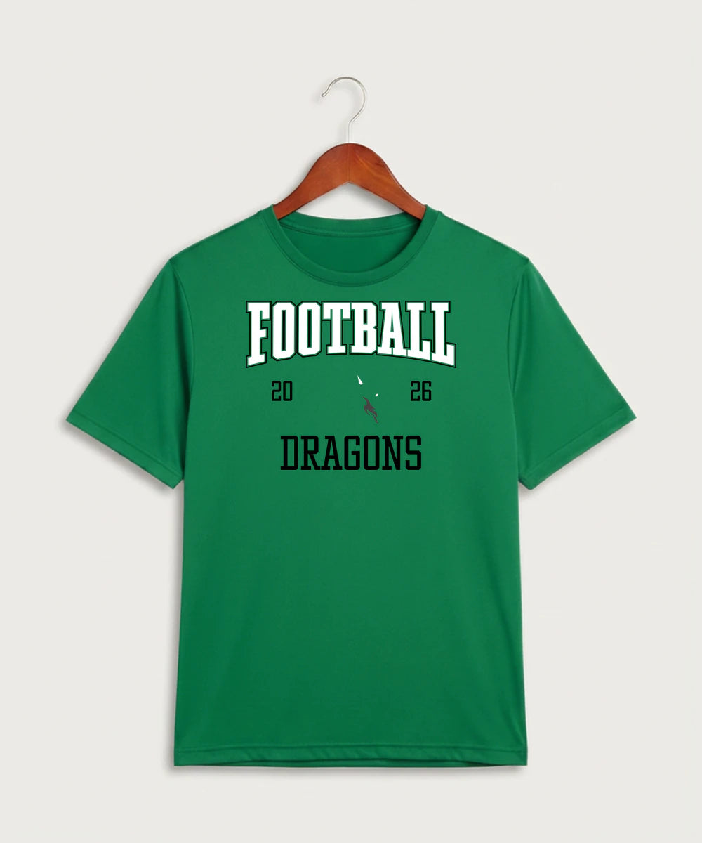 Pine City High School Football (Boys) - Kelly Green Sport-Tek PosiCharge Competitor Tee. ST350