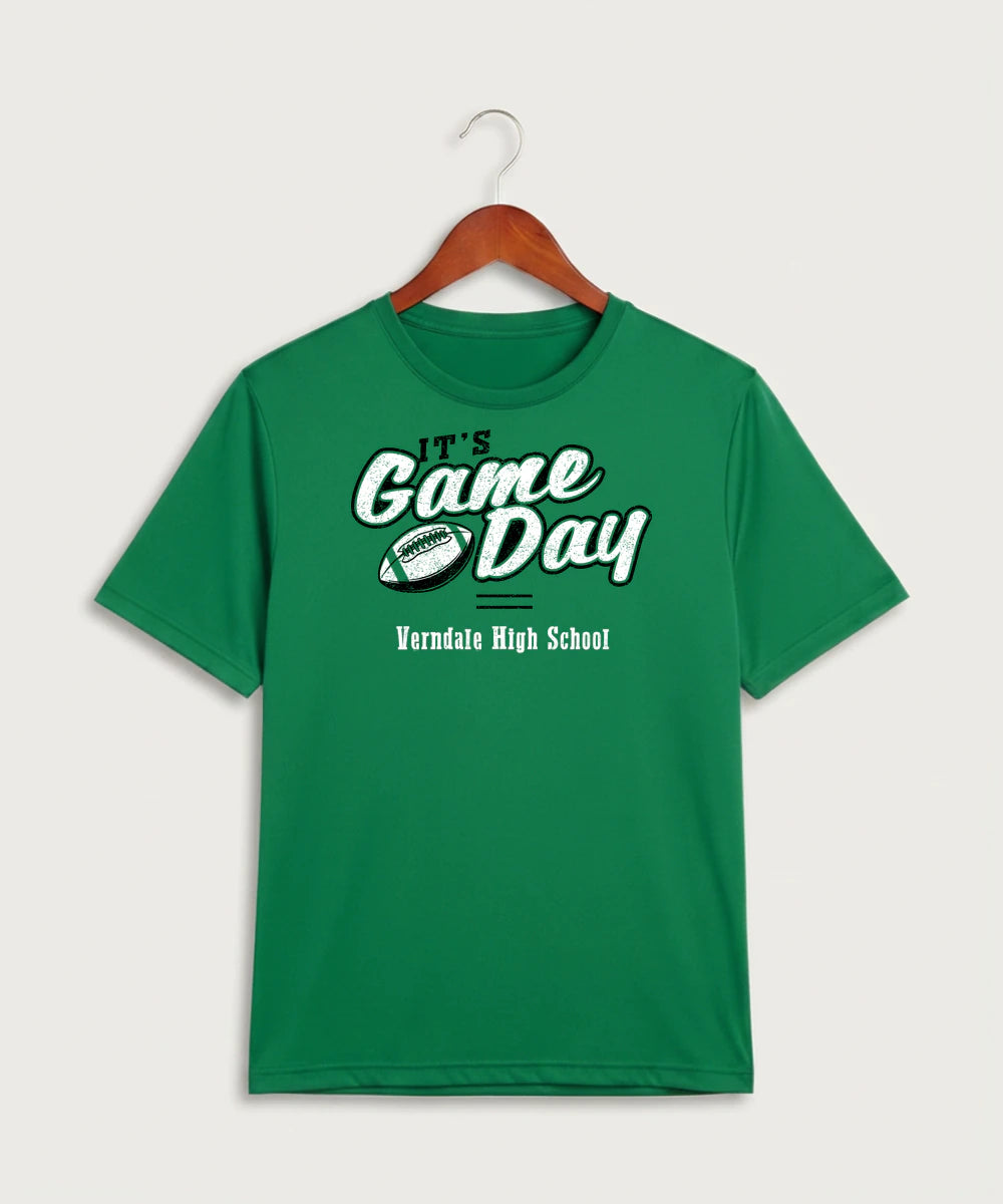 Verndale High School Football (Boys) - Kelly Green Sport-Tek PosiCharge Competitor Tee. ST350
