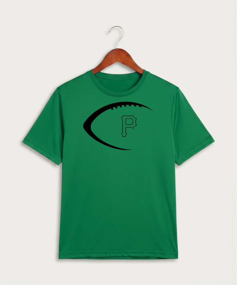 Pipestone Area High School Football (Boys) - Kelly Green Sport-Tek PosiCharge Competitor Tee. ST350