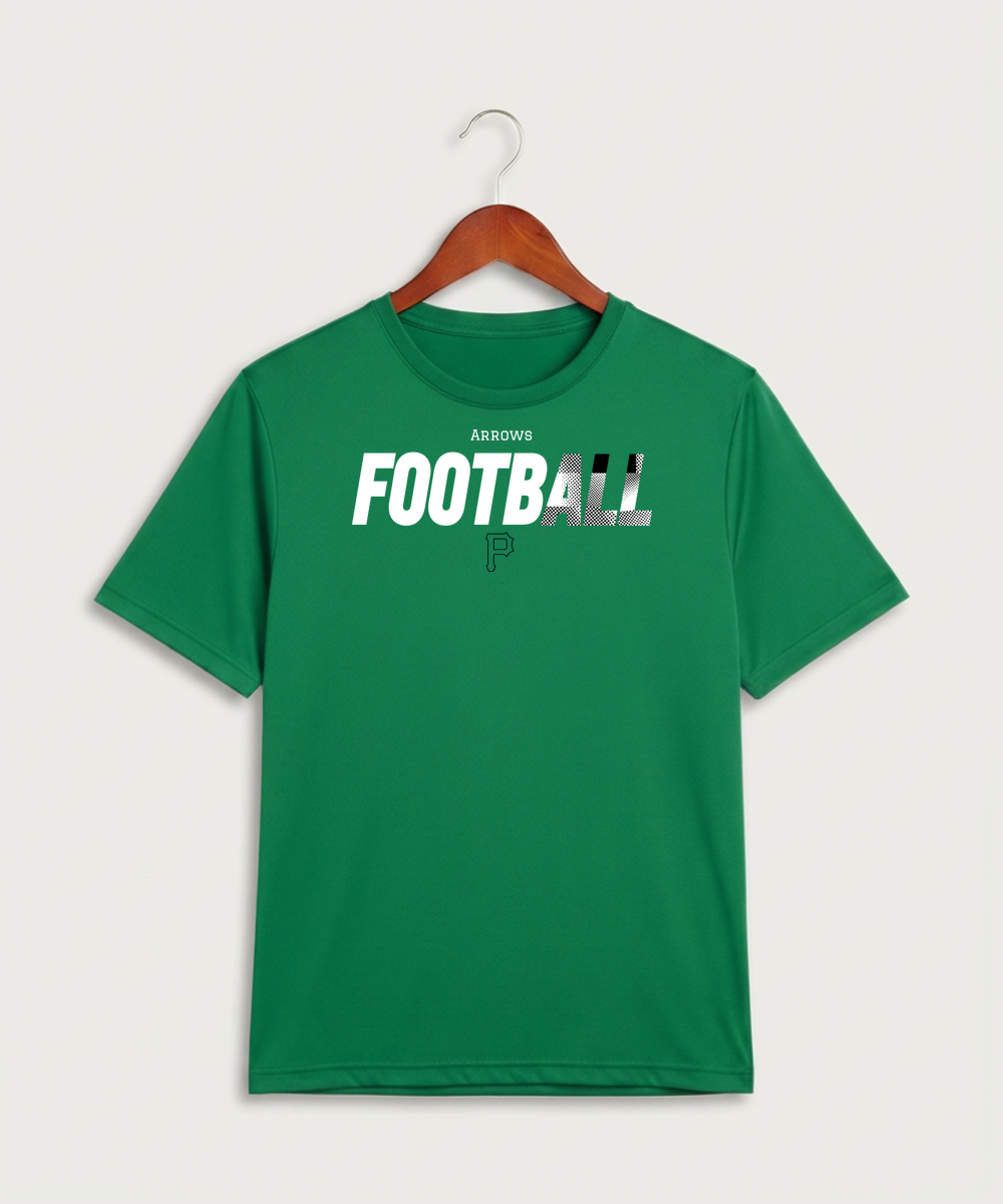 Pipestone Area High School Football (Boys) - Kelly Green Sport-Tek PosiCharge Competitor Tee. ST350