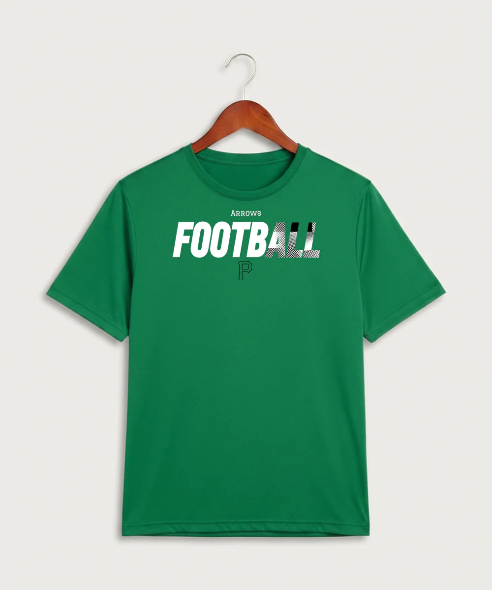 Pipestone Area High School Football (Boys) - Kelly Green Sport-Tek PosiCharge Competitor Tee. ST350