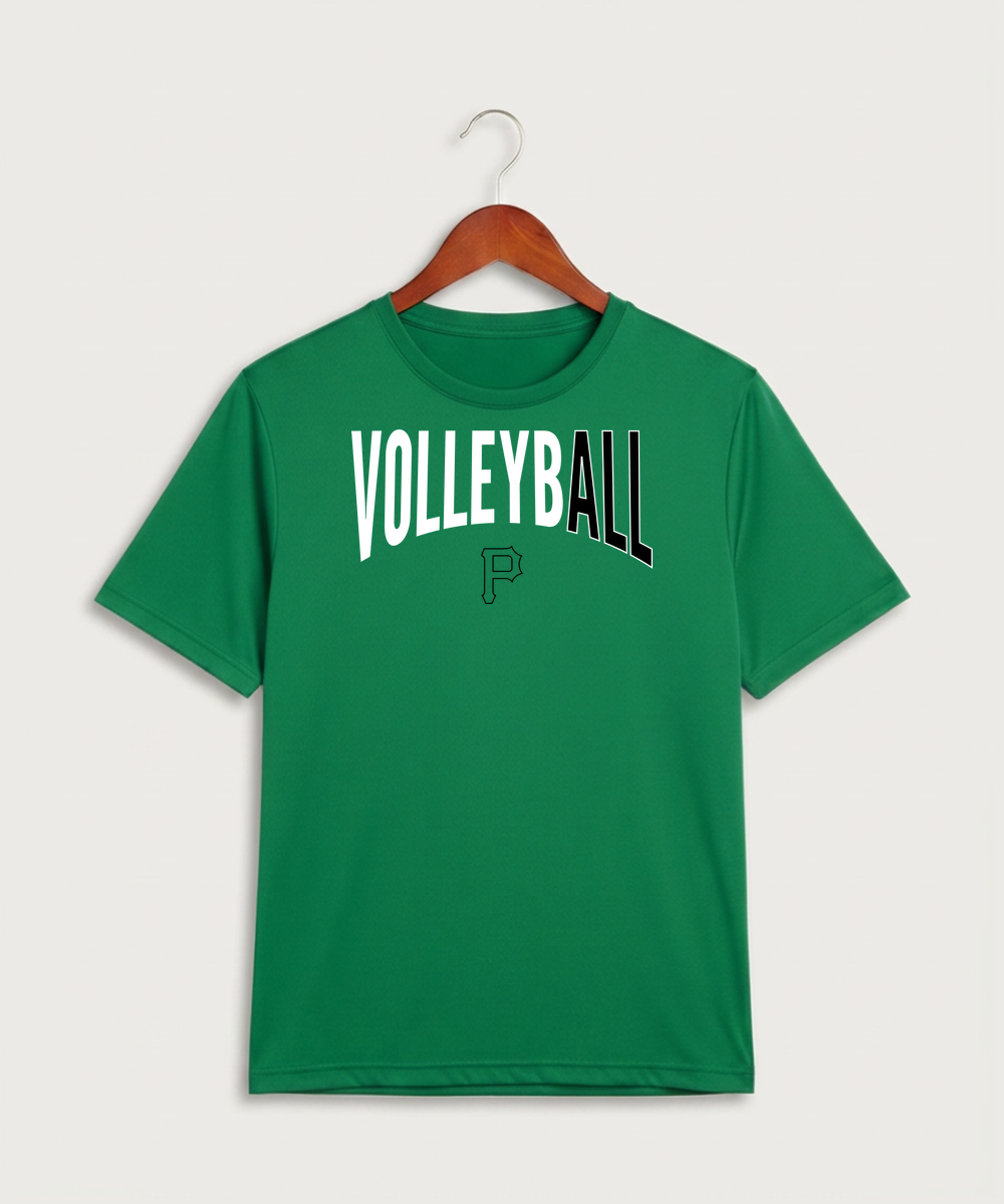 Pipestone Area High School Volleyball (Girls) - Kelly Green Sport-Tek PosiCharge Competitor Tee. ST350