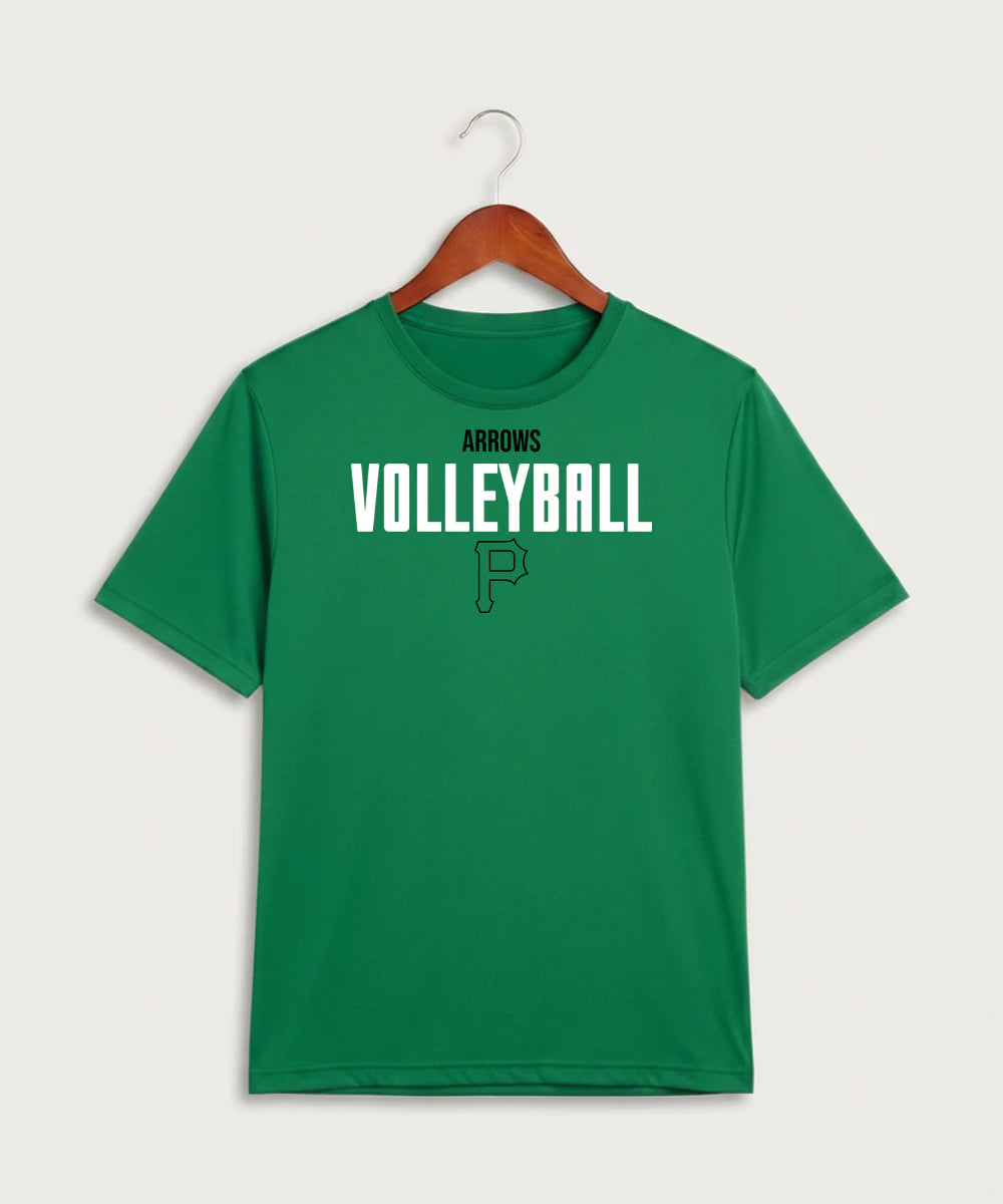 Pipestone Area High School Volleyball (Girls) - Kelly Green Sport-Tek PosiCharge Competitor Tee. ST350