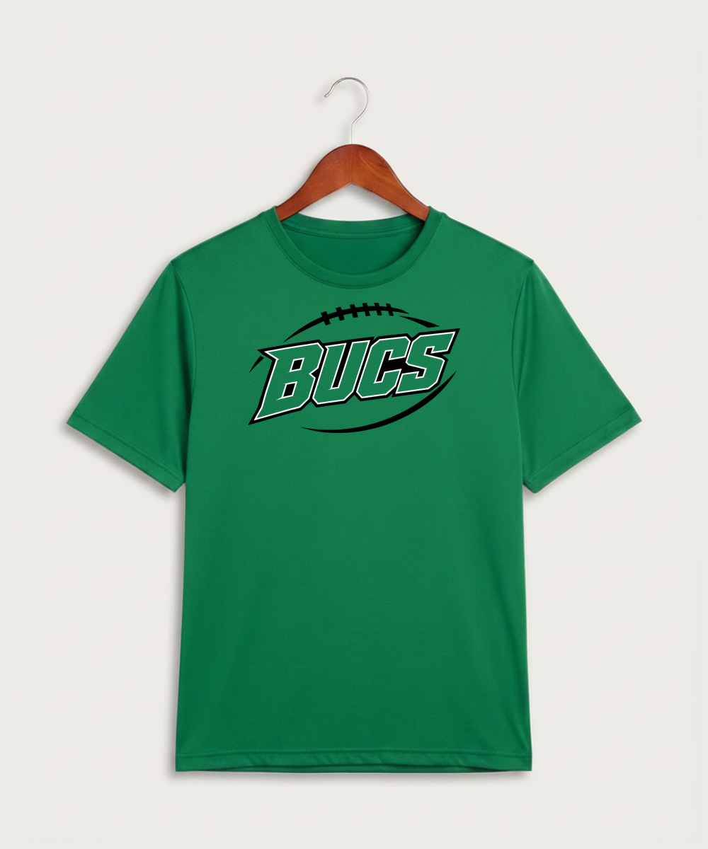 Waterville-Elysian-Morristown High School Football (Boys) - Kelly Green Sport-Tek PosiCharge Competitor Tee. ST350