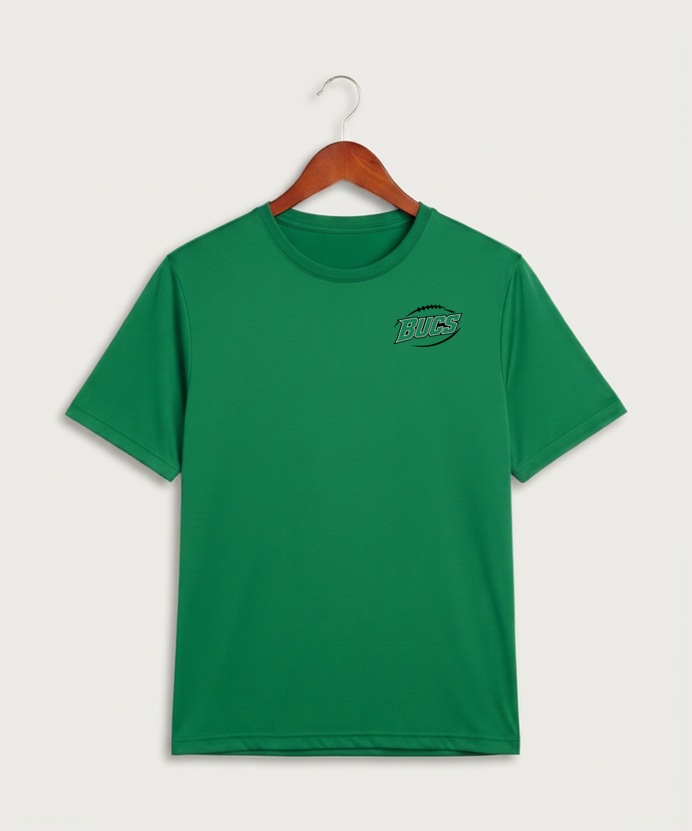 Waterville-Elysian-Morristown High School Football (Boys) - Kelly Green Sport-Tek PosiCharge Competitor Tee. ST350