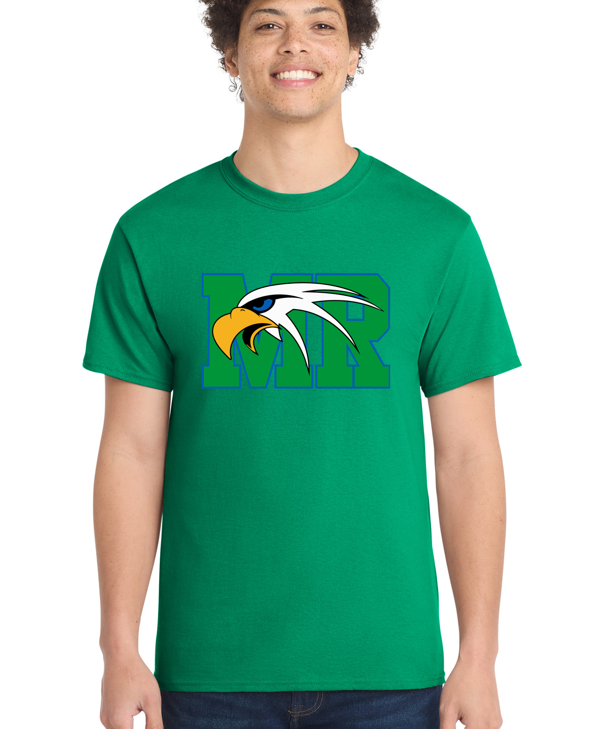 Maple River High School hockey_boys - Kelly Port & Co Core Cotton Tee. PC54