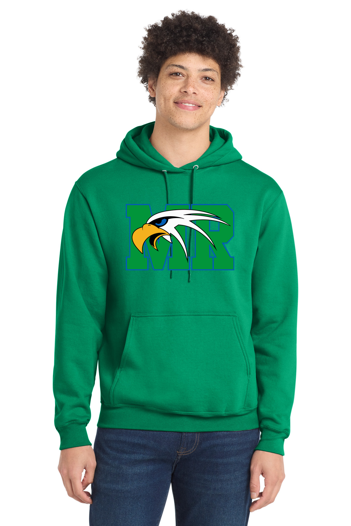 Maple River High School hockey_boys - Kelly Port & Co Core Fleece Pullover Hooded Sweatshirt. PC78H