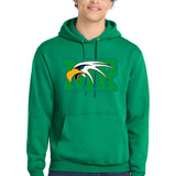 Maple River High School hockey_boys - Kelly Port & Co Core Fleece Pullover Hooded Sweatshirt. PC78H