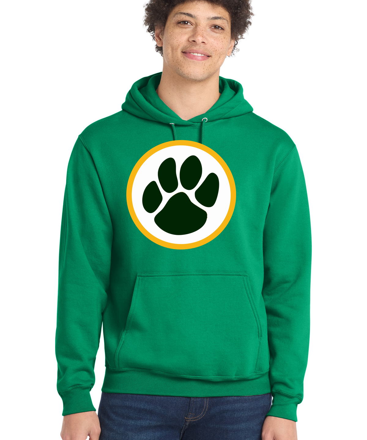 Ashwaubenon High School Football (Boys) - Kelly Port & Co Core Fleece Pullover Hooded Sweatshirt. PC78H