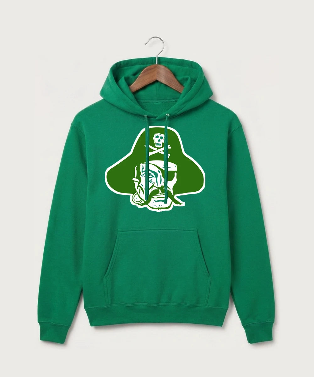 Verndale High School Football (Boys) - Kelly Port & Co Core Fleece Pullover Hooded Sweatshirt. PC78H