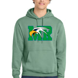 Maple River High School hockey_boys - Laurel Green Port & Co Core Fleece Pullover Hooded Sweatshirt. PC78H