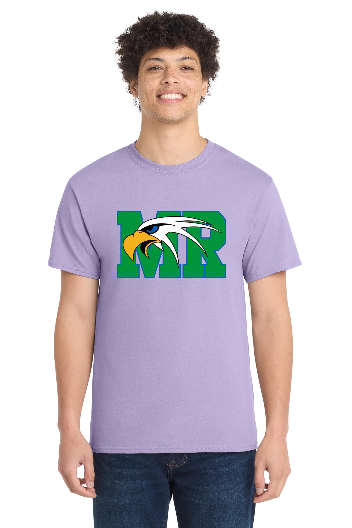 Maple River High School hockey_boys - Lavender Port & Co Core Cotton Tee. PC54