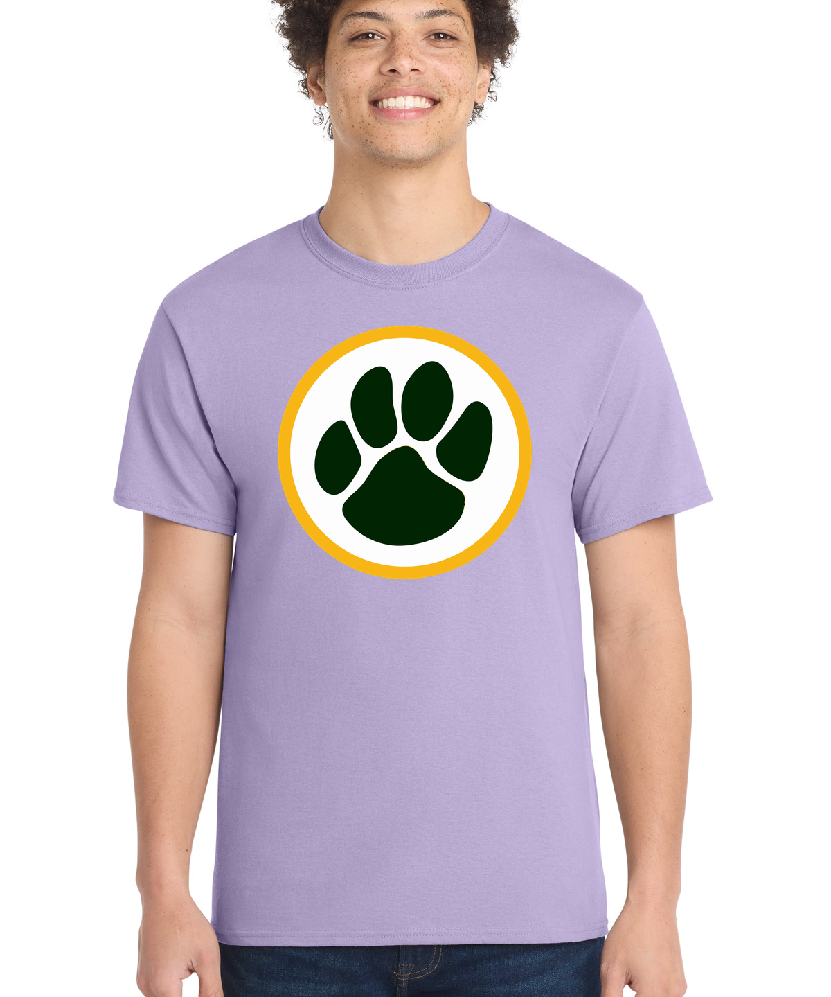 Ashwaubenon High School Football (Boys) - Lavender Port & Co Core Cotton Tee. PC54