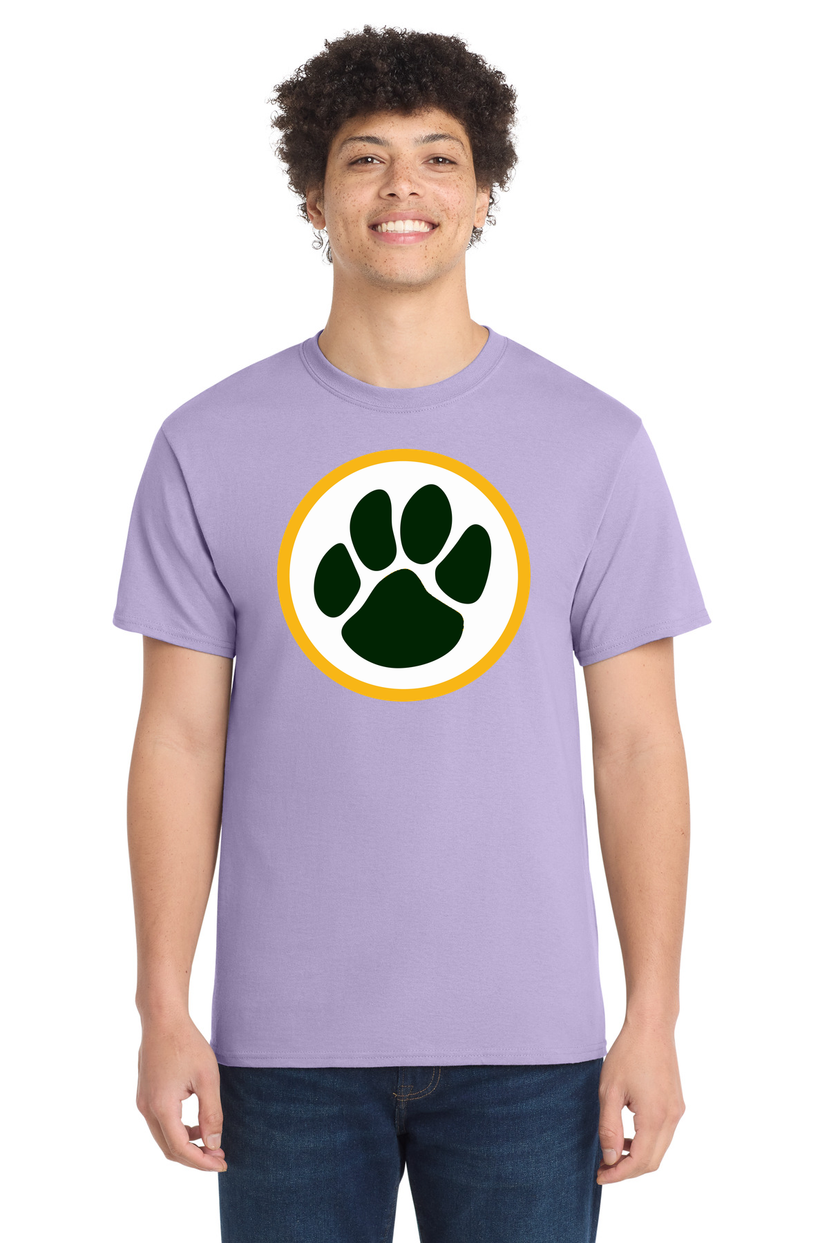 Ashwaubenon High School Football (Boys) - Lavender Port & Co Core Cotton Tee. PC54