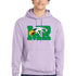 Maple River High School hockey_boys - Lavender Port & Co Core Fleece Pullover Hooded Sweatshirt. PC78H
