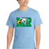 Maple River High School hockey_boys - Light Blue Port & Co Core Cotton Tee. PC54