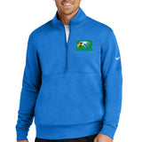 Maple River High School hockey_boys - Light Game Royal Heather Nike Club Fleece Sleeve Swoosh 1/2-Zip NKDX6718