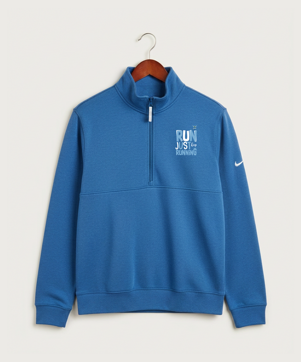 Minnesota Sting Athletics - Light Game Royal Heather Nike Club Fleece Sleeve Swoosh 1/2-Zip NKDX6718