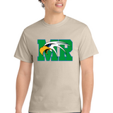 Maple River High School hockey_boys - Light Sand Port & Co Core Cotton Tee. PC54