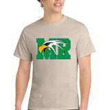 Maple River High School hockey_boys - Light Sand Port & Co Core Cotton Tee. PC54