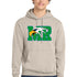 Maple River High School hockey_boys - Light Sand Port & Co Core Fleece Pullover Hooded Sweatshirt. PC78H