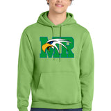 Maple River High School hockey_boys - Lime Port & Co Core Fleece Pullover Hooded Sweatshirt. PC78H