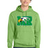 Maple River High School hockey_boys - Lime Port & Co Core Fleece Pullover Hooded Sweatshirt. PC78H