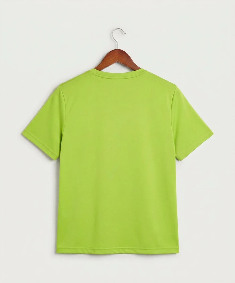 Abingdon High School Football (Boys) - Lime Shock Sport-Tek PosiCharge Competitor Tee. ST350 — back