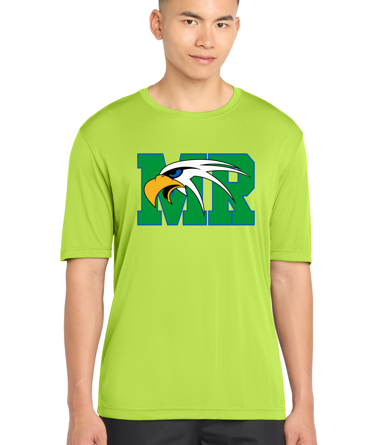Maple River High School hockey_boys - Lime Shock Sport-Tek PosiCharge Competitor Tee. ST350