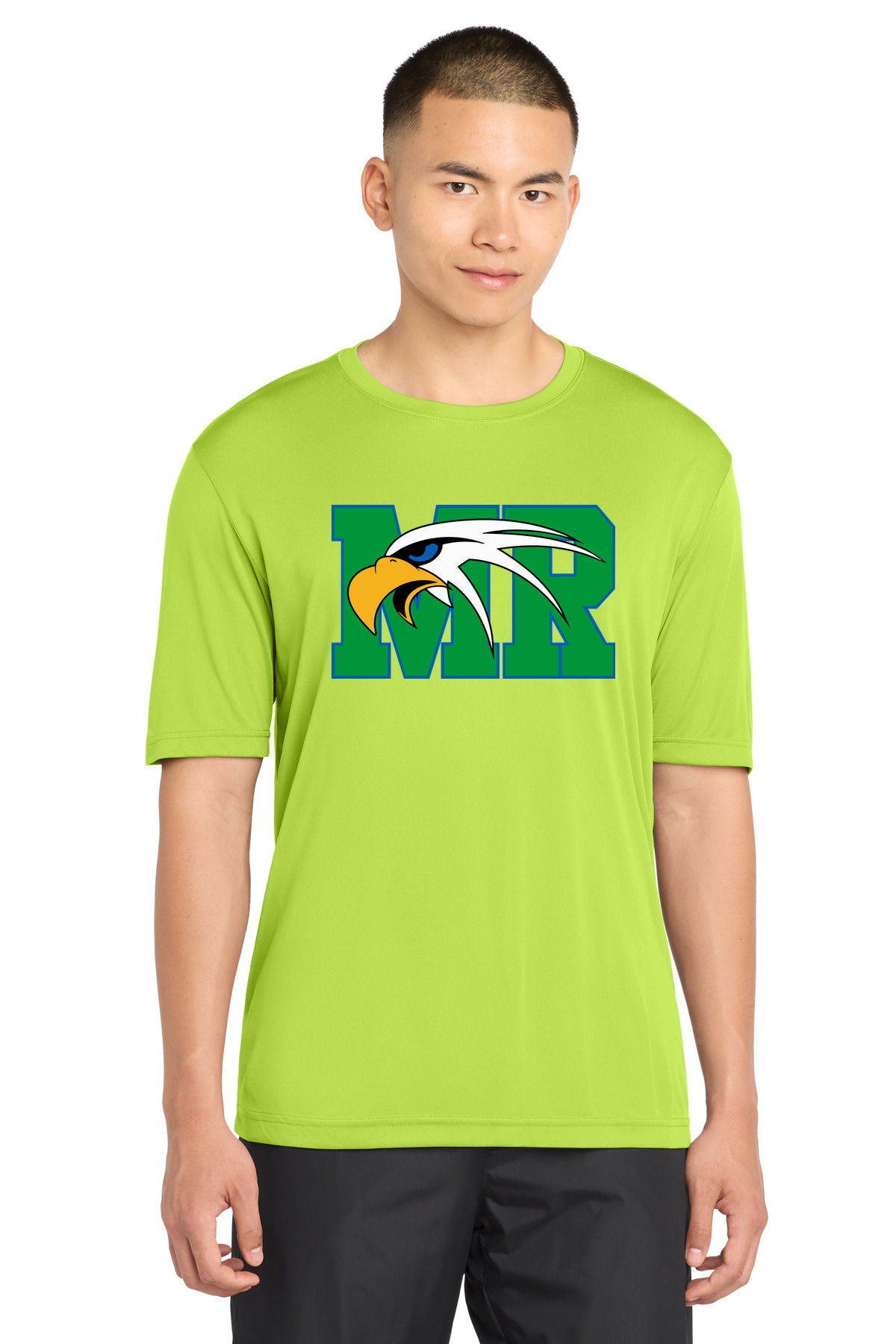 Maple River High School hockey_boys - Lime Shock Sport-Tek PosiCharge Competitor Tee. ST350