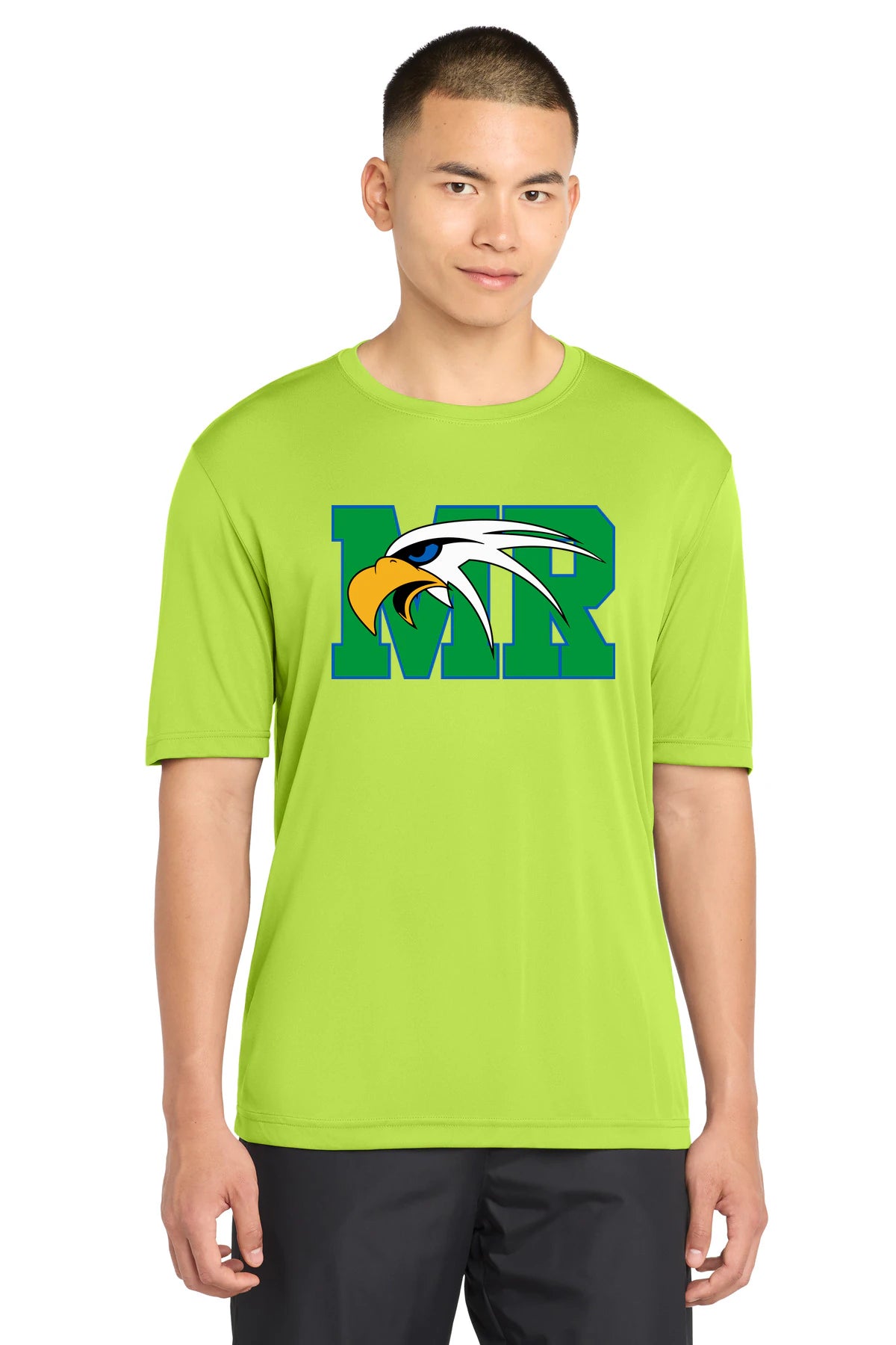 Maple River High School hockey_boys - Lime Shock Sport-Tek PosiCharge Competitor Tee. ST350
