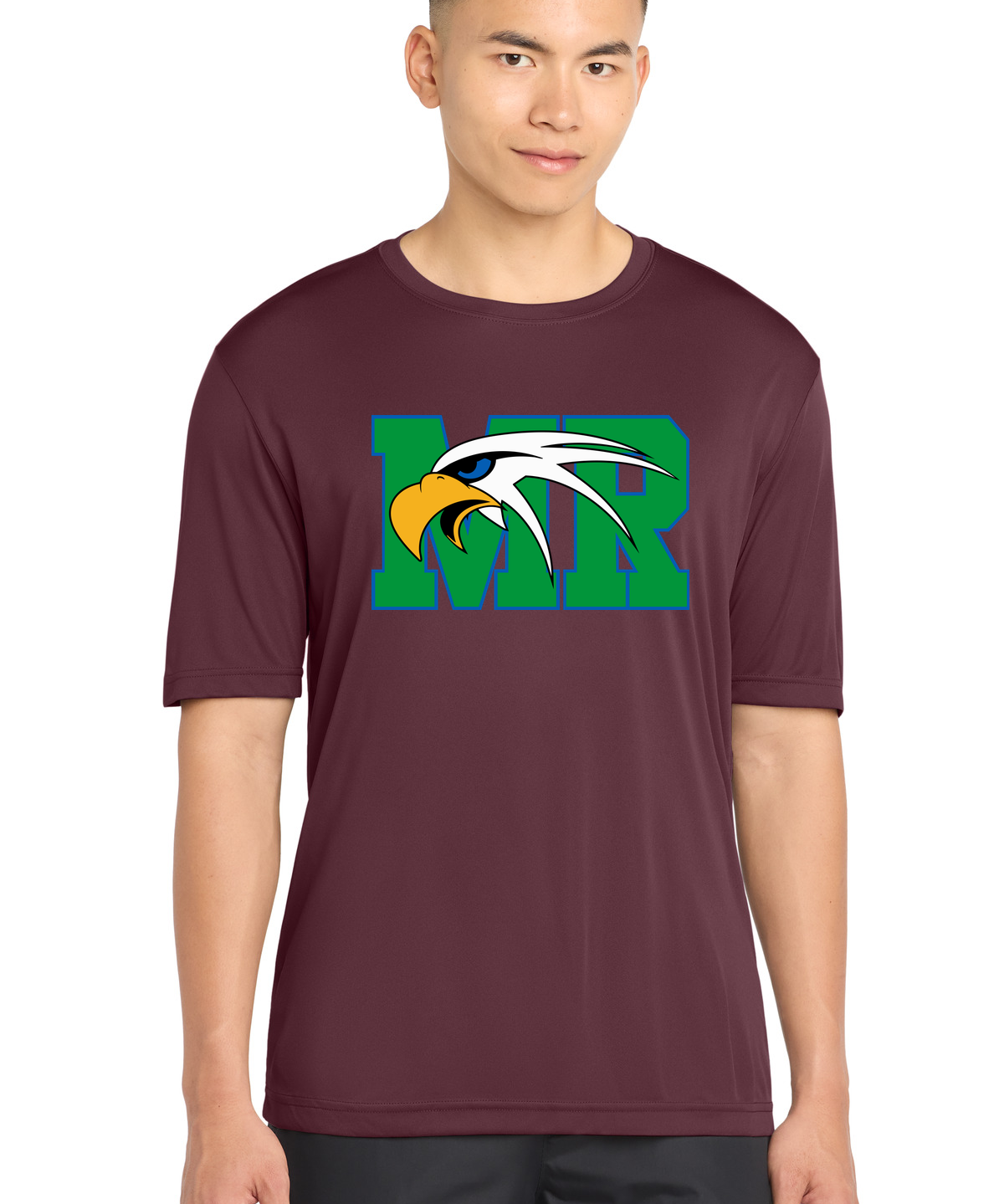 Maple River High School hockey_boys - Maroon Sport-Tek PosiCharge Competitor Tee. ST350