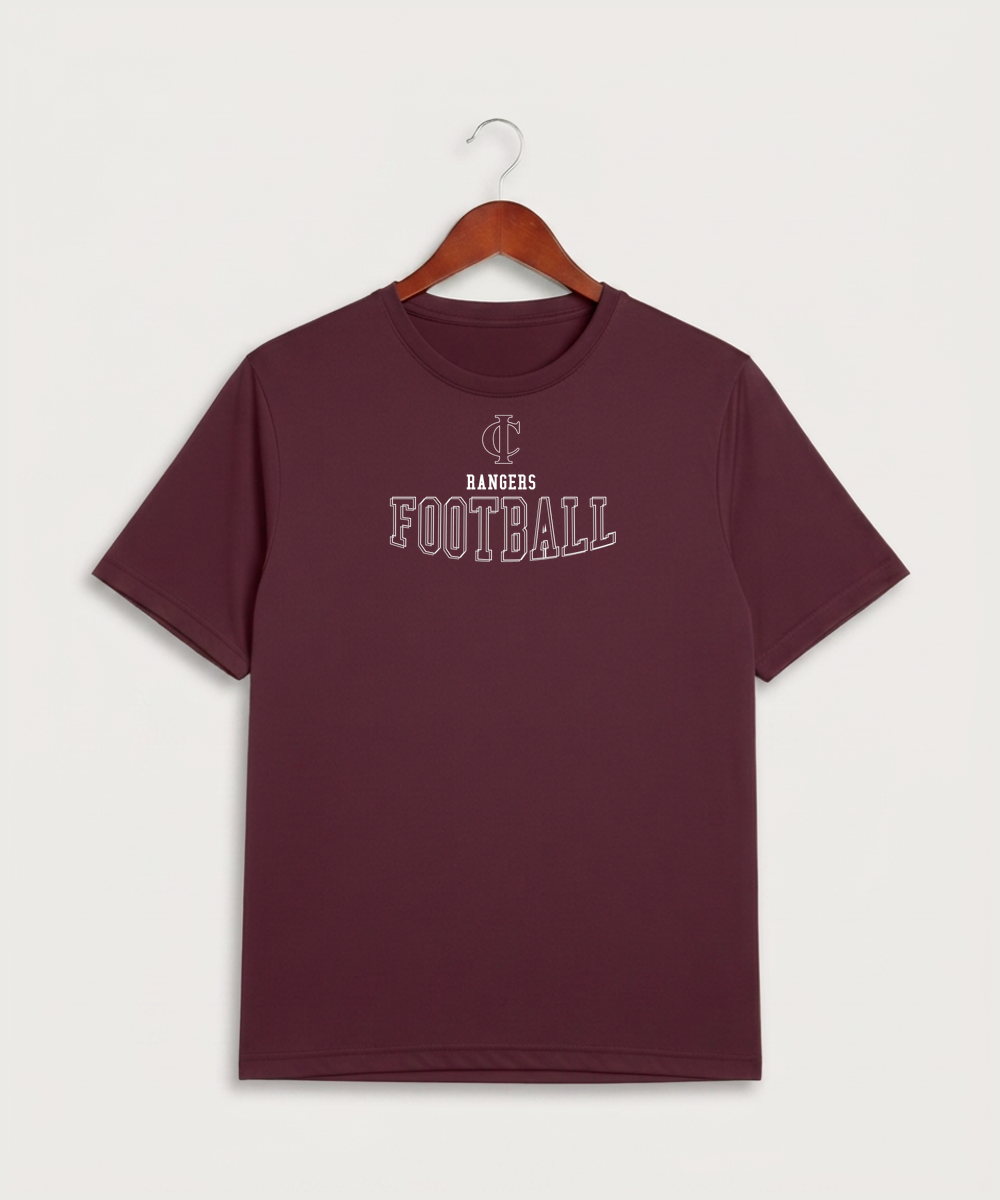 Crosby Ironton High School Football (Boys) - Maroon Sport-Tek PosiCharge Competitor Tee. ST350