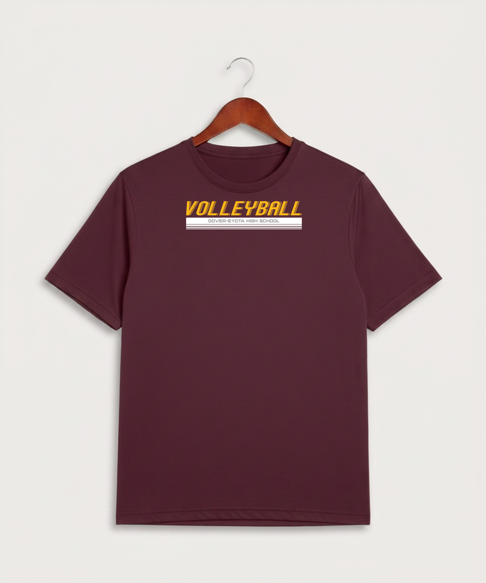 Dover-Eyota High School Volleyball (Girls) - Maroon Sport-Tek PosiCharge Competitor Tee. ST350
