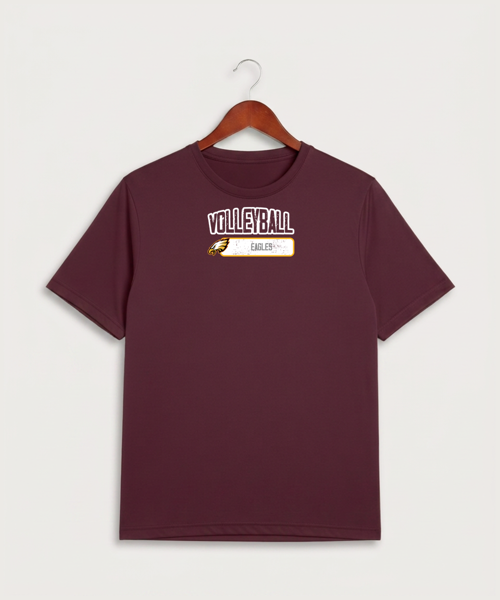 Dover-Eyota High School Volleyball (Girls) - Maroon Sport-Tek PosiCharge Competitor Tee. ST350