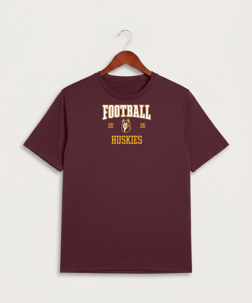 Pillager High School Football (Boys) - Maroon Sport-Tek PosiCharge Competitor Tee. ST350