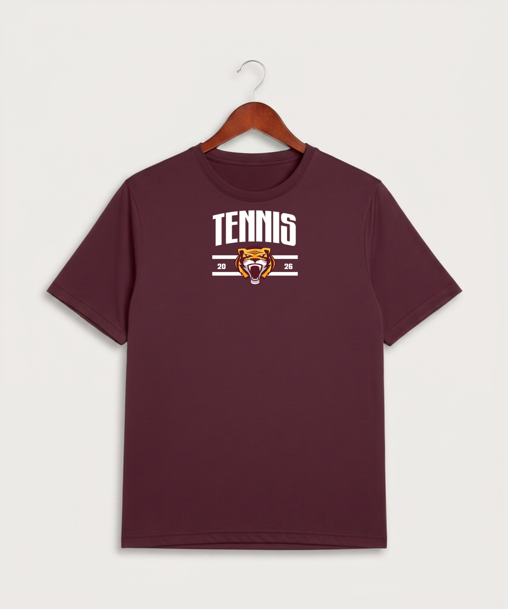 Stewartville High School Tennis (Coed) - Maroon Sport-Tek PosiCharge Competitor Tee. ST350