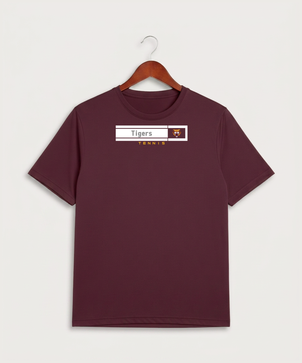 Stewartville High School Tennis (Coed) - Maroon Sport-Tek PosiCharge Competitor Tee. ST350