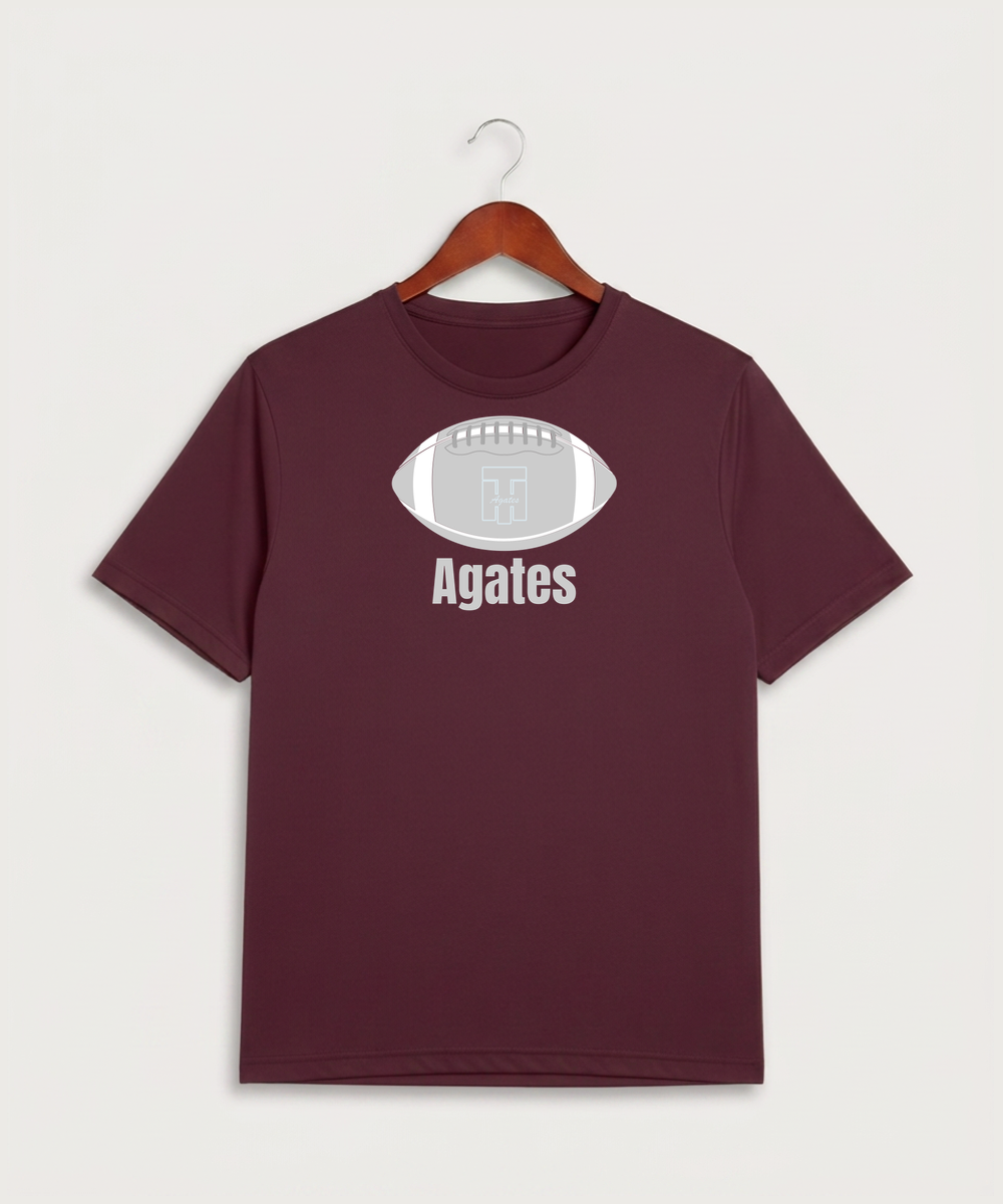 Two Harbors High School Football (Boys) - Maroon Sport-Tek PosiCharge Competitor Tee. ST350