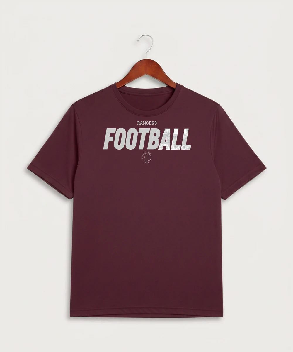Crosby Ironton High School Football (Boys) - Maroon Sport-Tek PosiCharge Competitor Tee. ST350