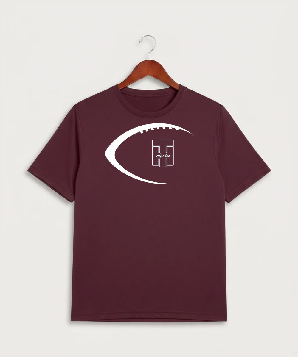 Two Harbors High School Football (Boys) - Maroon Sport-Tek PosiCharge Competitor Tee. ST350