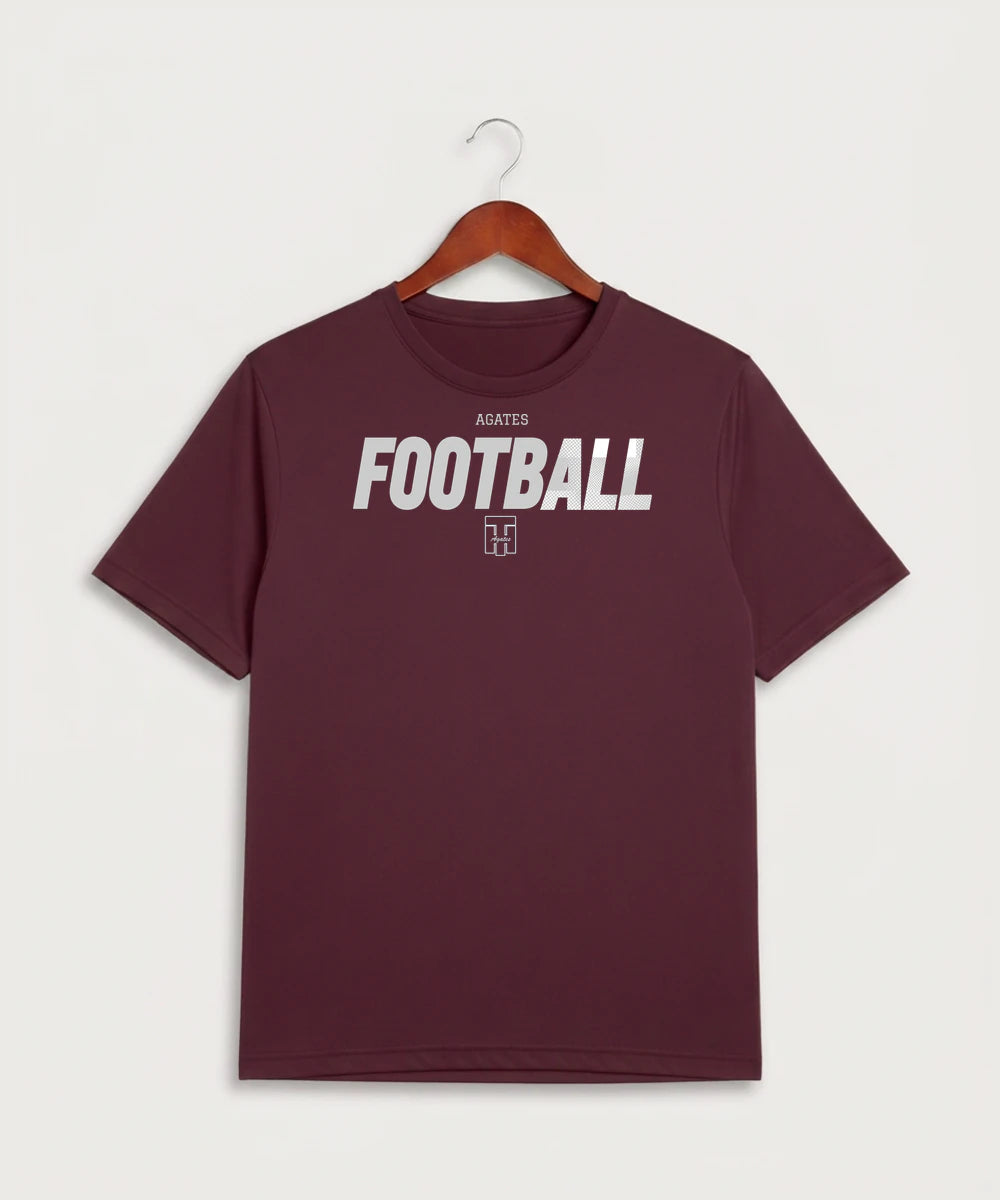 Two Harbors High School Football (Boys) - Maroon Sport-Tek PosiCharge Competitor Tee. ST350