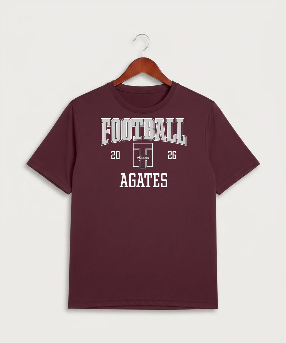 Two Harbors High School Football (Boys) - Maroon Sport-Tek PosiCharge Competitor Tee. ST350