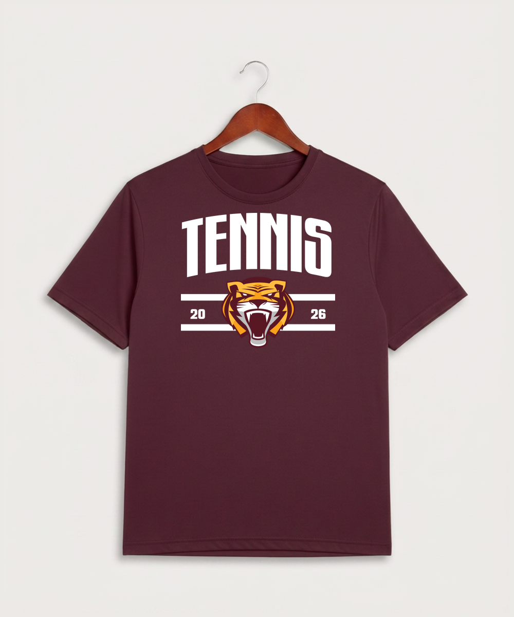 Stewartville High School Tennis (Coed) - Maroon Sport-Tek PosiCharge Competitor Tee. ST350